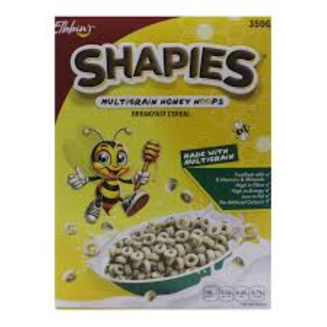 SHAPIES HONEY HOOPS 350G